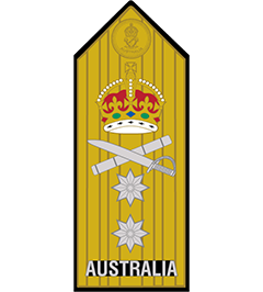Rank epaulet Rear Admiral