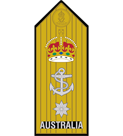 Rank epaulet Commodore