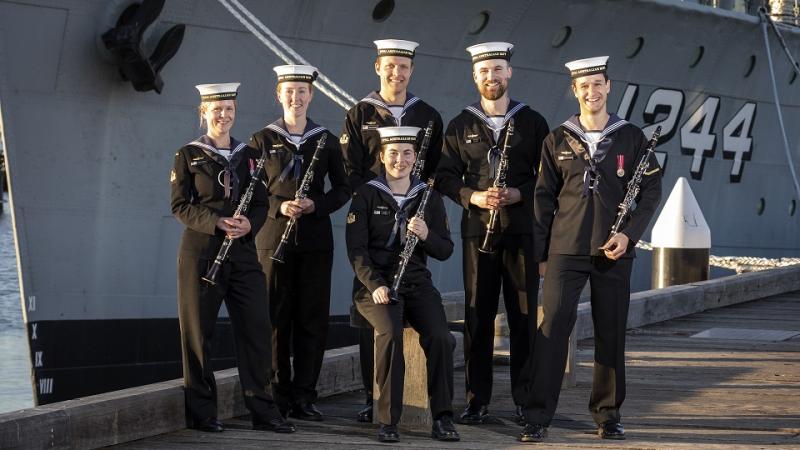 RAN band Melbourne clarinet ensemble