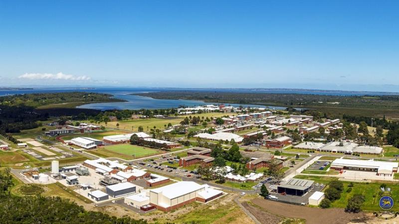 Aerial view of HMAS Cerberus