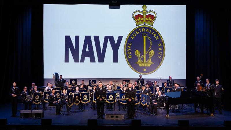 Navy band.