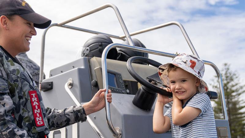 HMAS Stirling community event