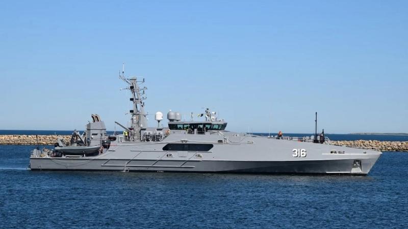Australian Defence Vessel Cape Naturaliste.