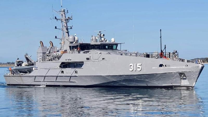 Australian Defence Vessel (ADV) Cape Peron.