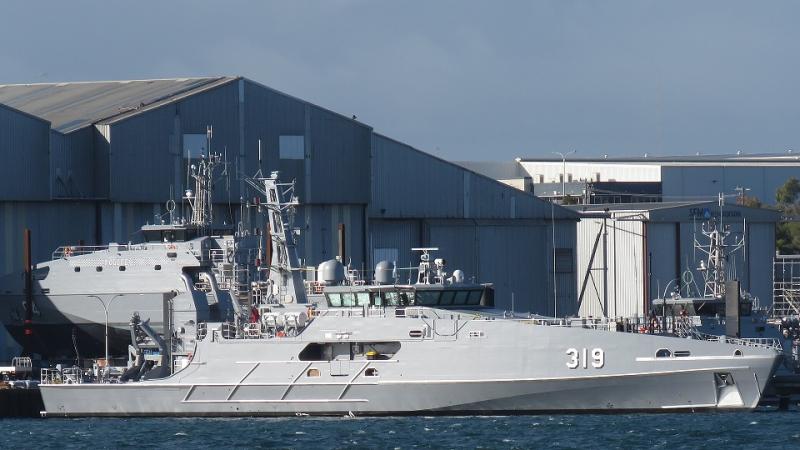 Australian Defence Vessel (ADV) Cape Pillar.