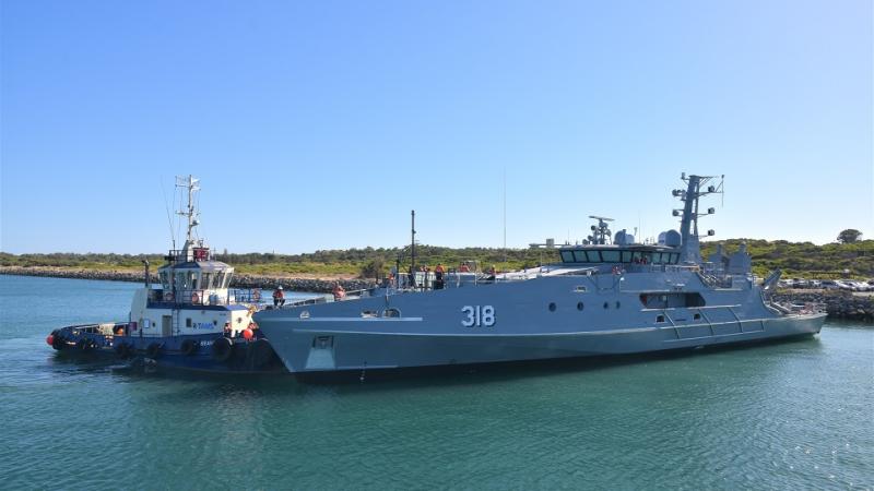 Australian Defence Vessel (ADV) Cape Woolamai.