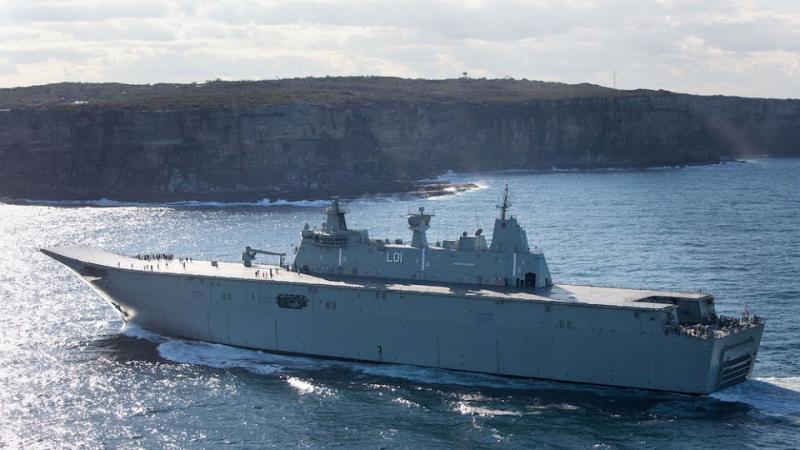 HMAS Adelaide (III) Landing Helicopter Dock (LDH).