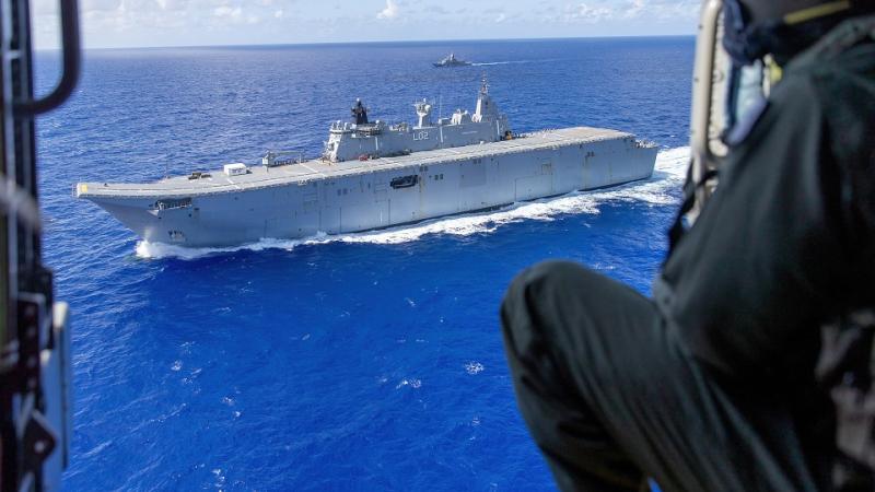 HMAS Canberra (III), amphibious assault ship (LHD).