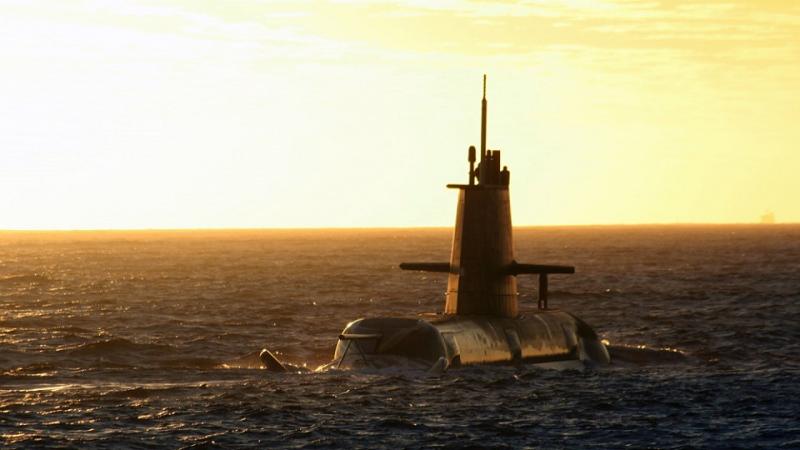 HMAS Waller, diesel-electric guided missile submarine.