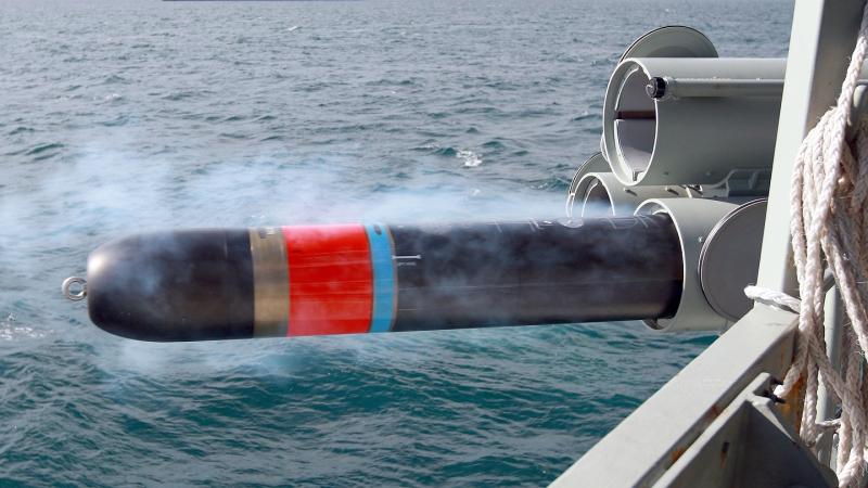 Testing the the modifications to the MU90 Torpedo.