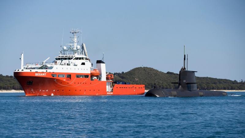 MV Besant, submarine intervention gear ship.