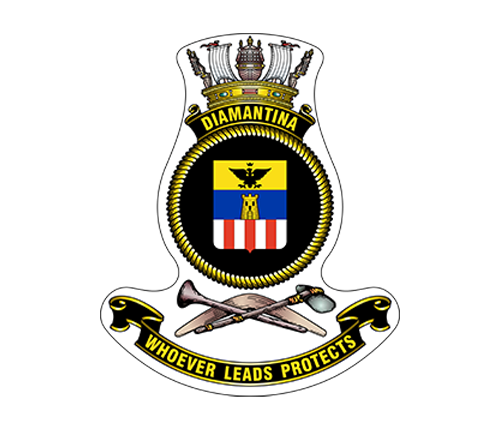 HMAS Diamantina badge